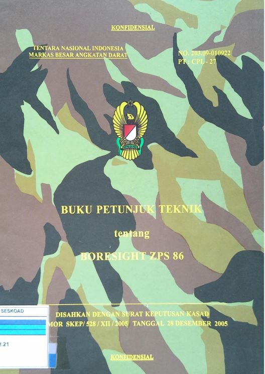 BUKU PETUNJUK TEKNIK BORESIGHT ZPS 86